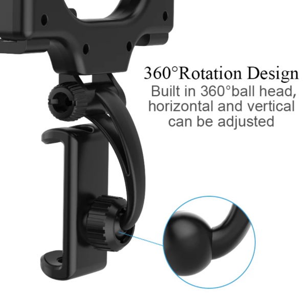 Suport telefon auto pe oglinda, 360 grade [5]