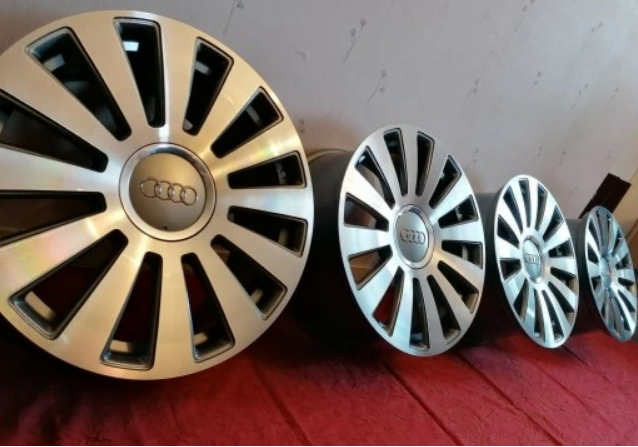 Capac jante aliaj roti AUDI 145mm 4E0601165A [8]