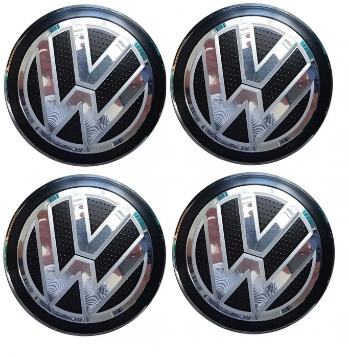 Set 4 capace jante aliaj roti Volkswagen VW 66mm 5G0601171 [2]