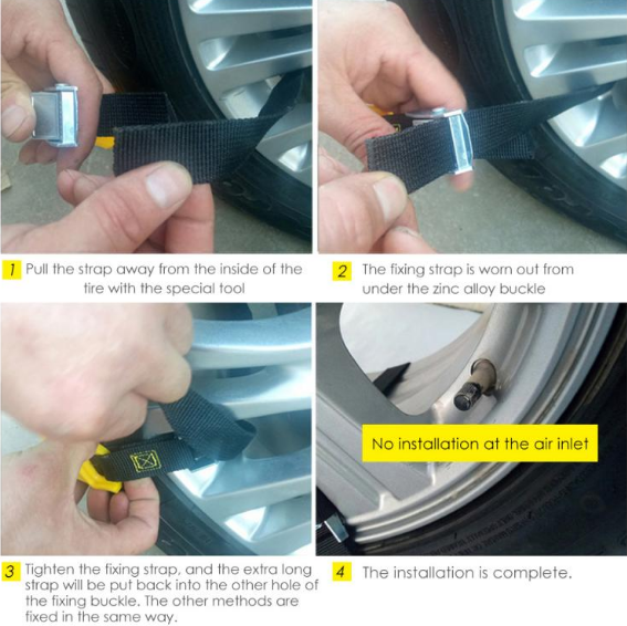 Curea anvelope antiderapante, lanturi universale TPU antiderapante [12]