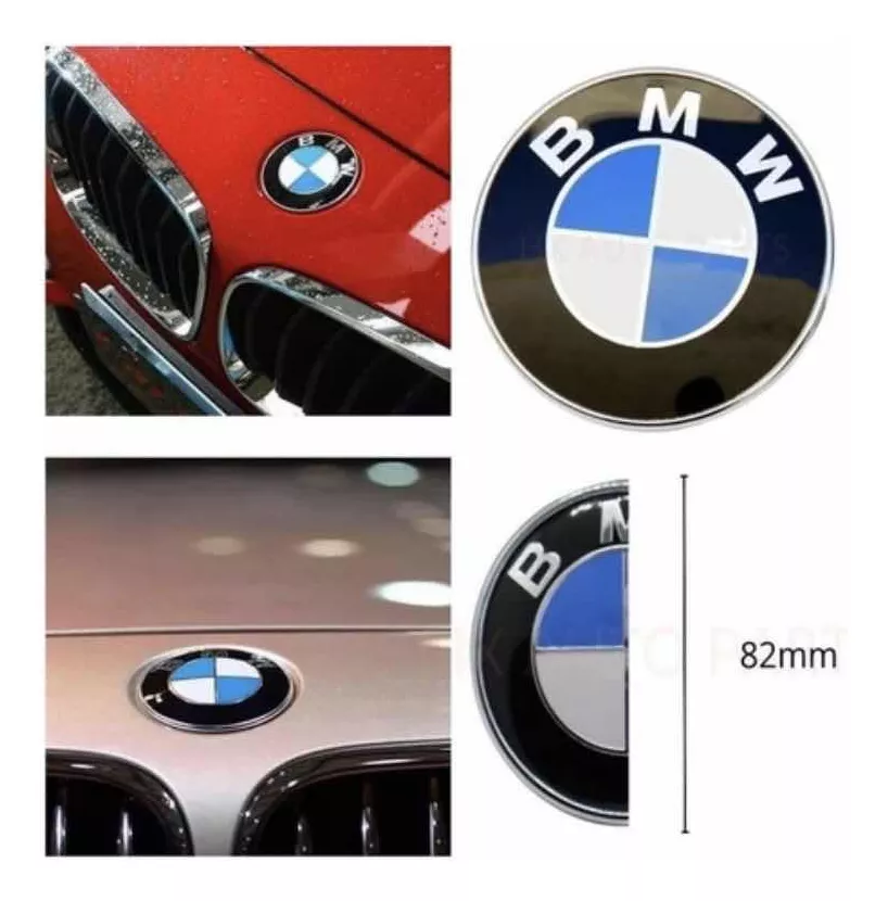 Emblema BMW  albastru 82mm 705779405F01 (F02 F03 F04) 728875202 (F30 F35 F31) [6]