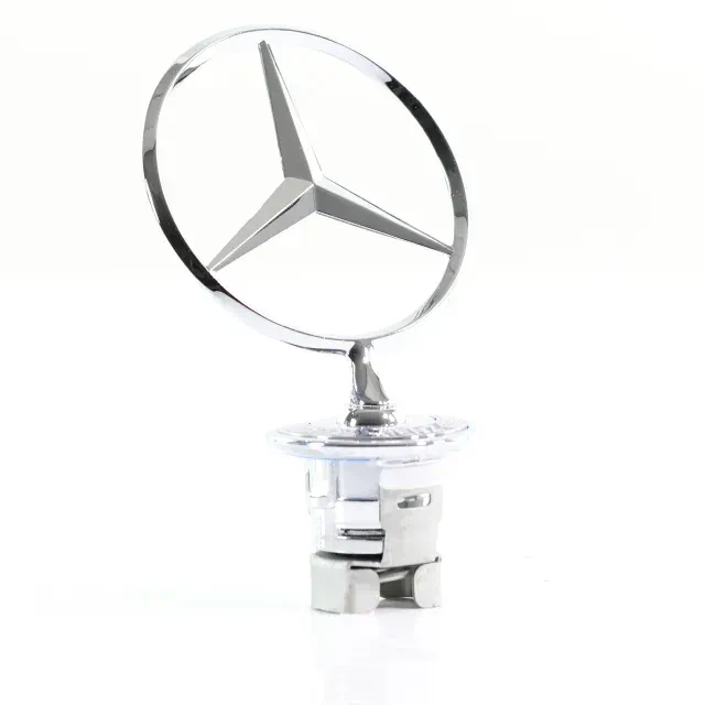 Emblema Mercedes Benz, 3D, montare capota, 133mm, A2218800086 [3]