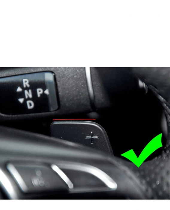 Set 2 padele volan pentru Mercedes-Benz, Shift Paddle, Benz A B E GLA GLK GL SLK R ML Class W176 W246 W212 X204 X166 [5]