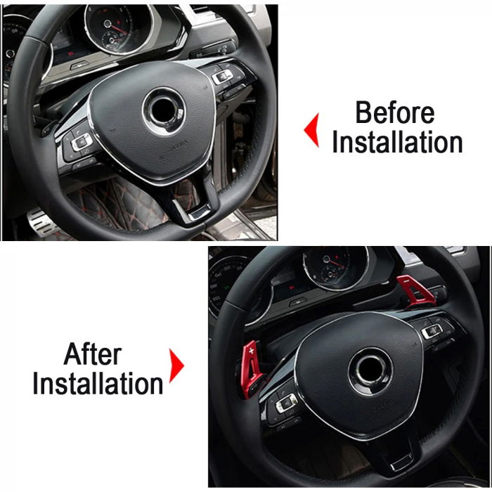 Set 2 padele volan pentru VW, Shift Paddle, VW Tiguan MK2 VW Golf7/8 MK7/8 Variant Alltrack MK7 T-Cross Passat B8 [8]