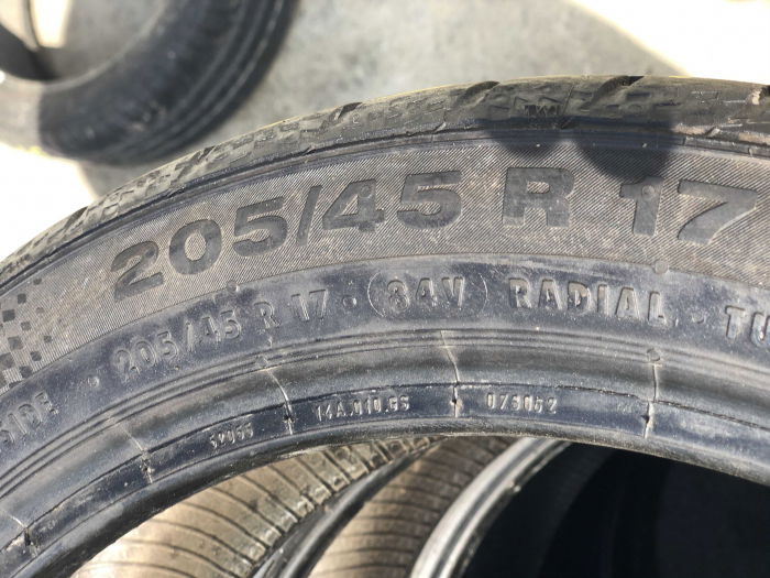 set 2 anvelope 205/45 R17 Runflat sh vara Continental 6.5mm cu garantie [5]