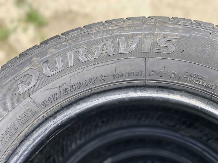 set 4 anvelope 215/65 R15C 104/102T sh vara Bridgestone 6.5mm cu garantie [5]