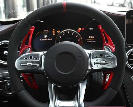 Set 2 padele volan pentru Mercedes-Benz AMG 2015-2019 W176 A45 CLA45 C63 , Shift Paddle [9]