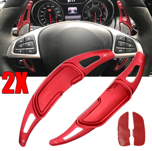 Set 2 padele volan pentru Mercedes-Benz AMG 2015-2019 W176 A45 CLA45 C63 , Shift Paddle [6]
