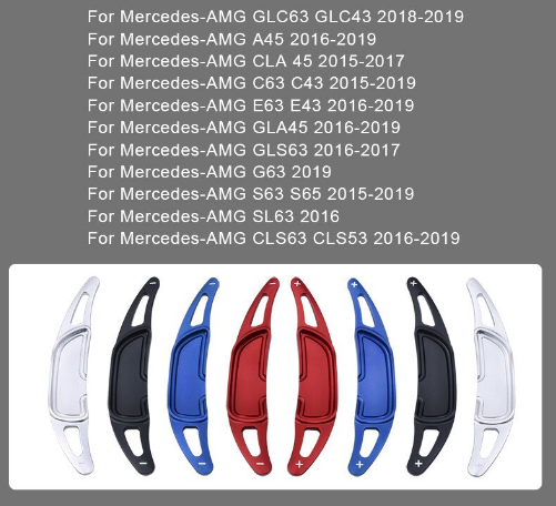 Set 2 padele volan pentru Mercedes-Benz AMG 2015-2019 W176 A45 CLA45 C63 , Shift Paddle [11]
