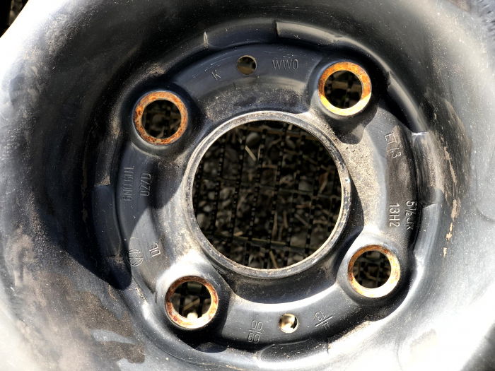 Roata rezerva VW sh 175/65 R13 80T vara Radial 8mm SH + 4x100 5.5JX13H2 ET43 6N0601027D [3]