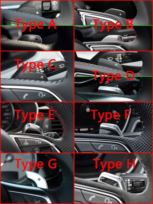 Set 2 padele volan pentru Audi, Shift Paddle, Audi A3 A4 S4 S5 A6 S6 C8 A7 A8 D5 Q5 Avant Quattro 2019 2020 2021 [7]