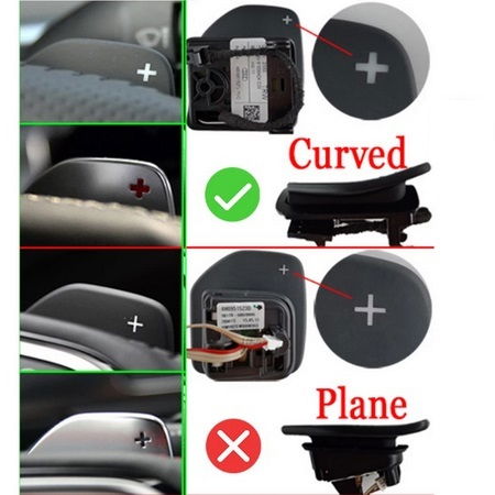 Set 2 padele volan pentru Audi, Shift Paddle, Audi A3 S3 A4 S4 B8 A5 S5 A6 S6 A8 Q5 Q7 TT [11]