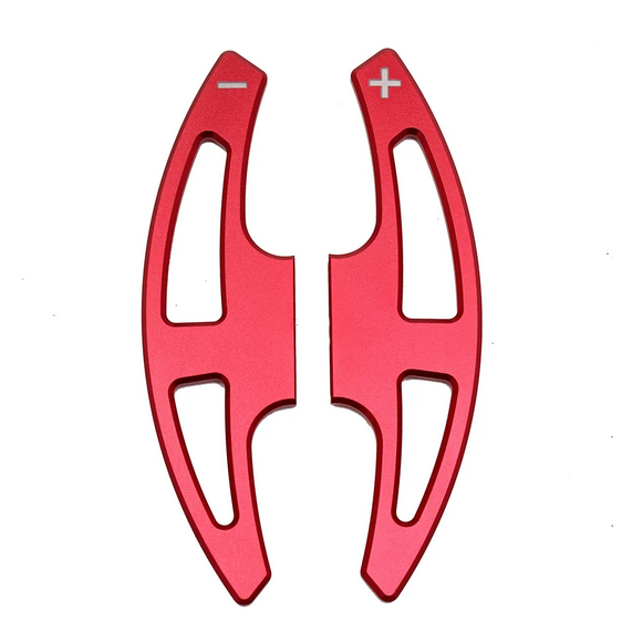 Set 2 padele volan pentru BMW, Shift Paddle rosu, BMW 3 Series E90 E92 E93 M3 E70 E71 X5M X6M [1]