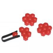 Set 20 capace prezoane de 17mm plus cheie de scos capacele, rosii [1]