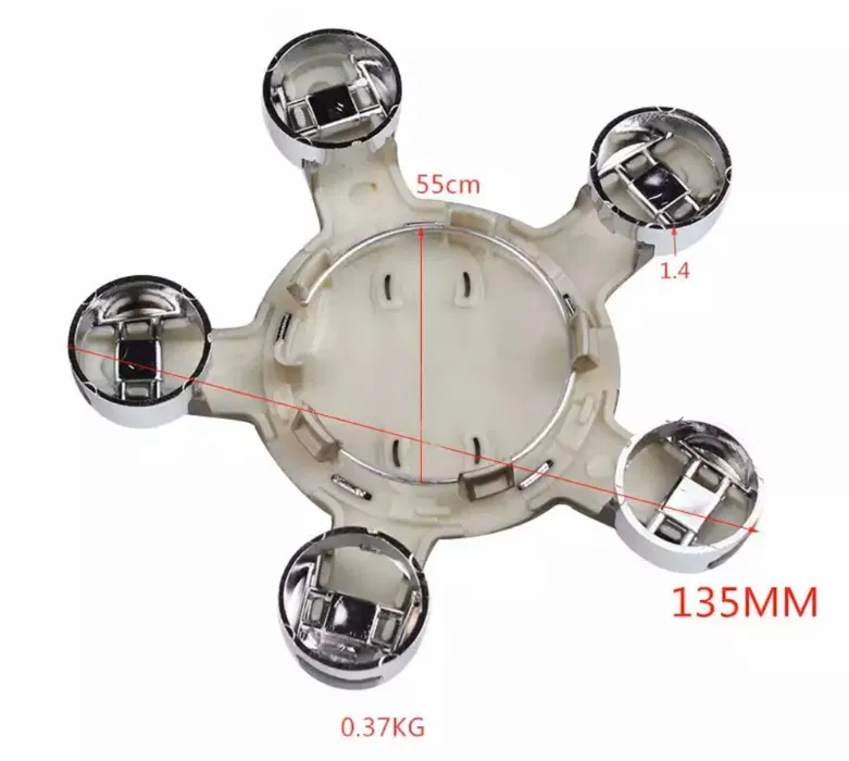 Capac janta aliaj Mercedes Benz 135mm, pentru janta Audi 4F0601165N [3]