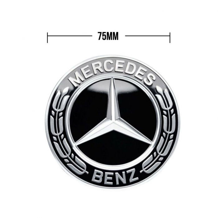 set 4 Capace jante aliaj Mercedes Benz 75mm crom A1714000025 [7]