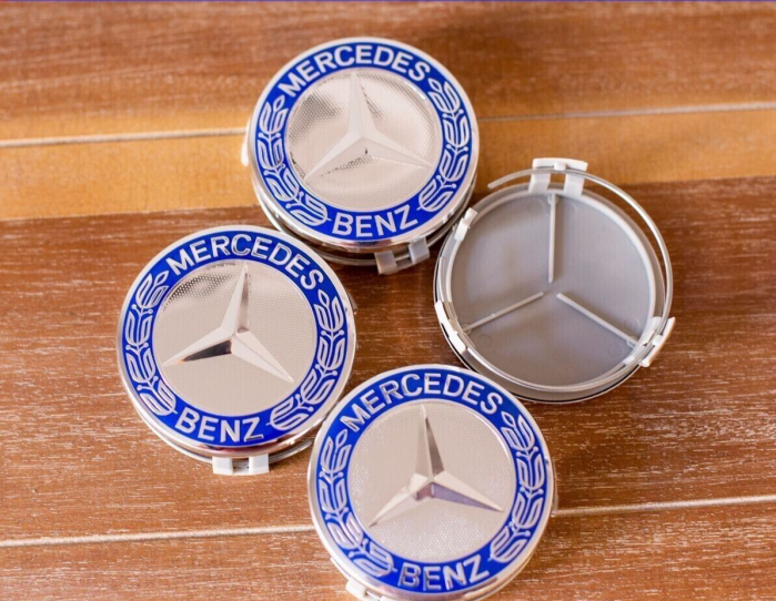 set 4 Capace jante aliaj Mercedes Benz 75mm (inel prindere) [5]