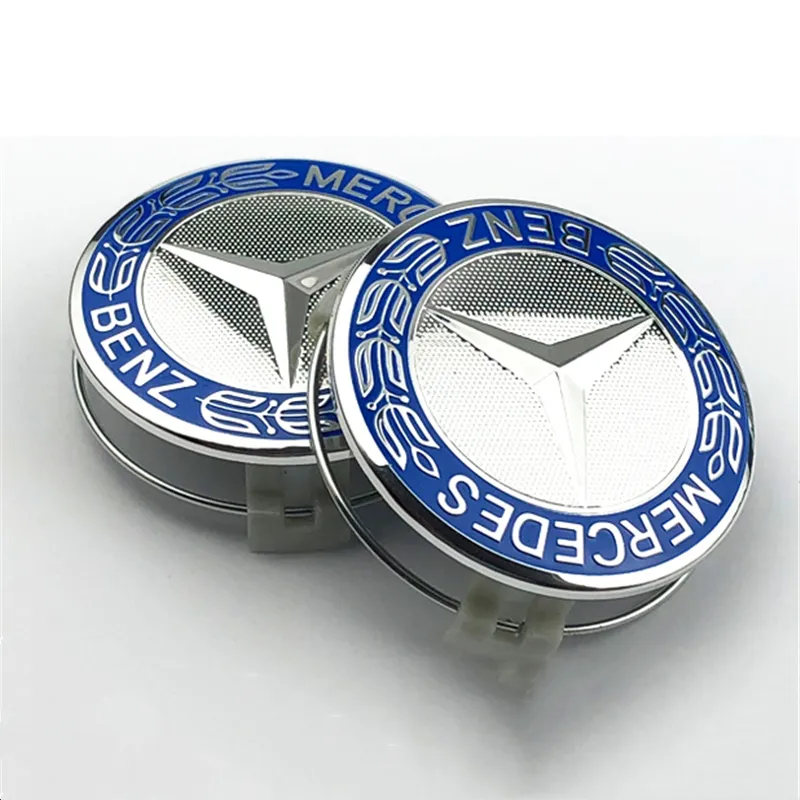 set 4 Capace jante aliaj Mercedes Benz 75mm (inel prindere) [2]