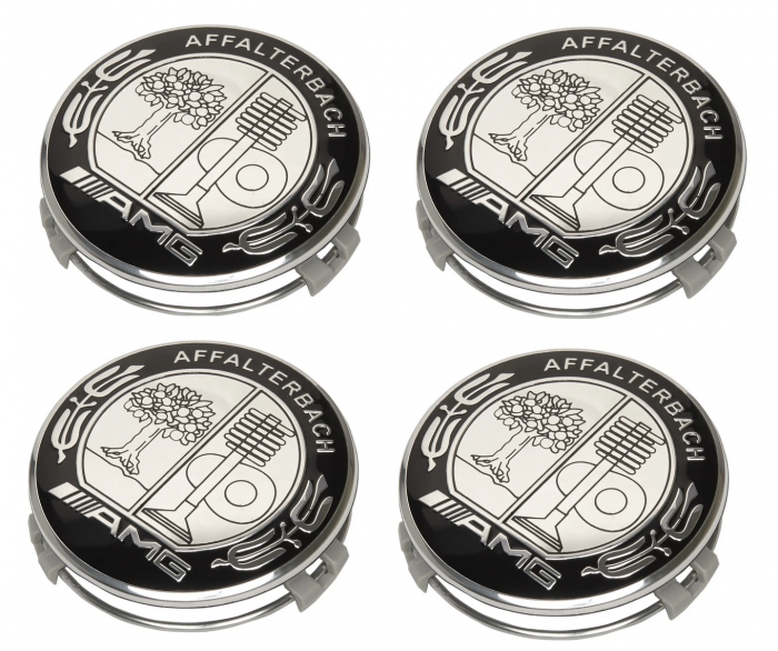 set 4 Capace jante aliaj Mercedes Benz AMG 75mm (inel prindere) A0004003100 [1]