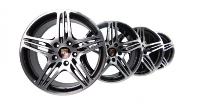 set 4 Capace jante aliaj Porsche Macan 65mm 95B601150 [9]