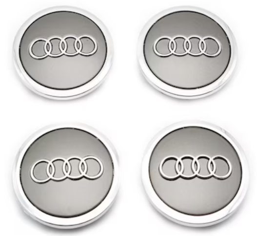 Set 4 capace jante aliaj roti Audi 69mm 4B0601170A [4]