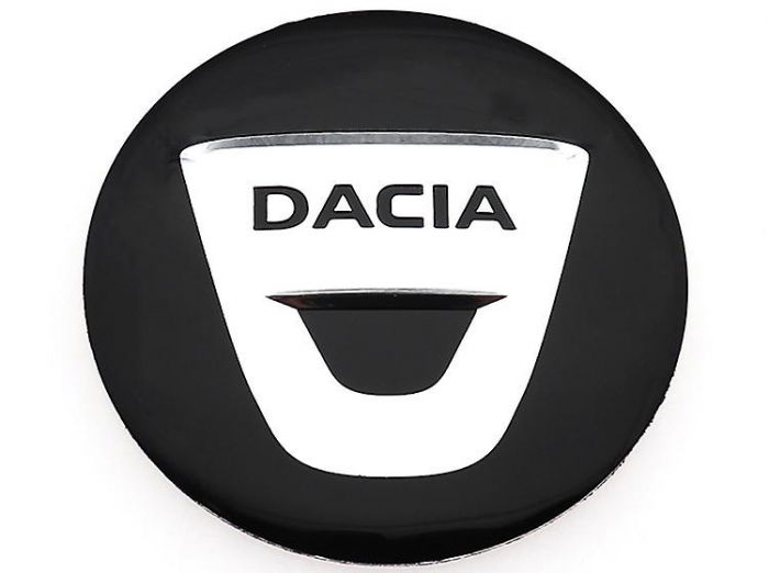 Set 4 capace jante aliaj roti Dacia negru [9]