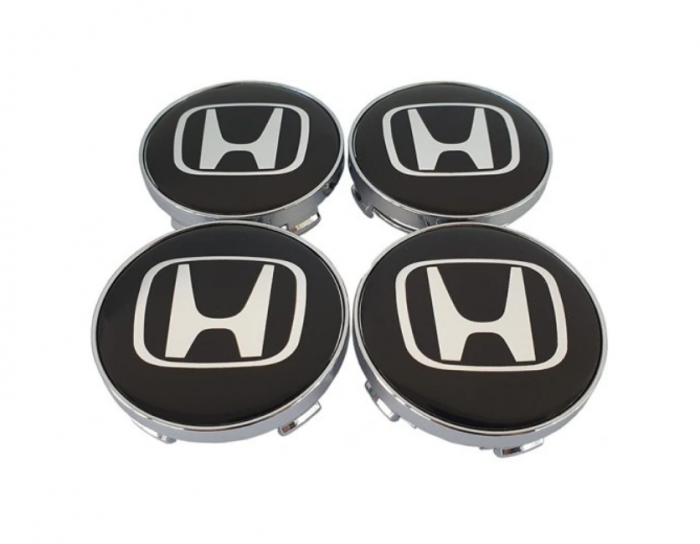 Set 4 capace jante aliaj roti Honda 60mm [2]