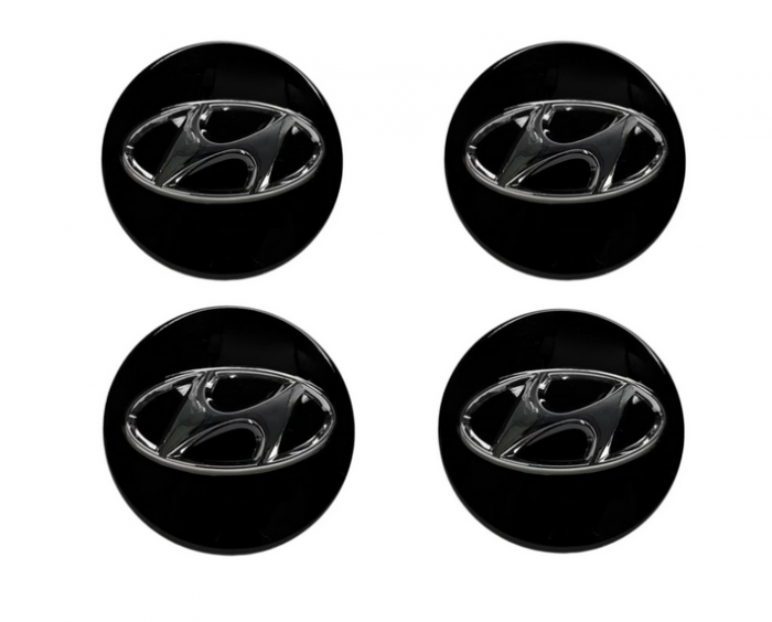 Set 4 capace jante aliaj roti Hyundai 61mm [1]