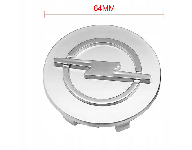 Set 4 capace jante aliaj roti Opel 64mm 0909127953GD [4]