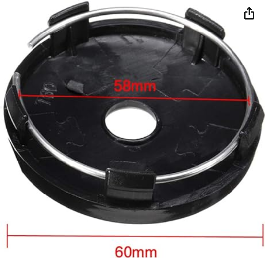 Set 4 capace jante aliaj roti Renault 60mm 403153500R [5]