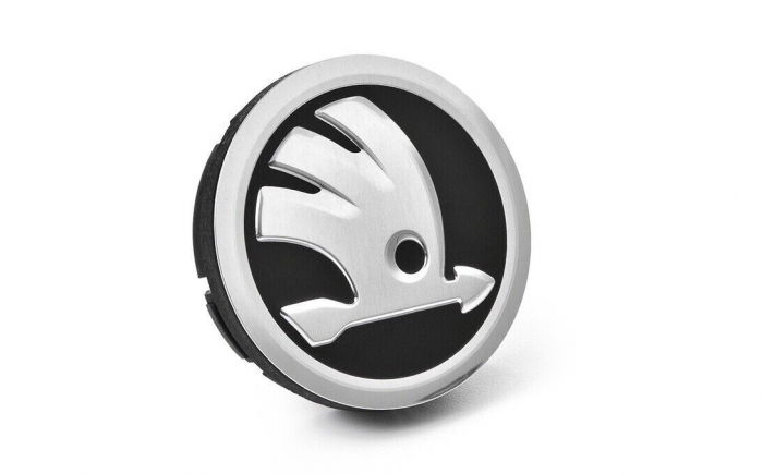 Set 4 Capace jante aliaj Skoda 56mm [6]