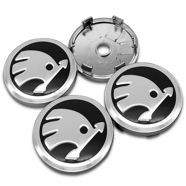 Set 4 Capace jante aliaj Skoda 60mm [4]