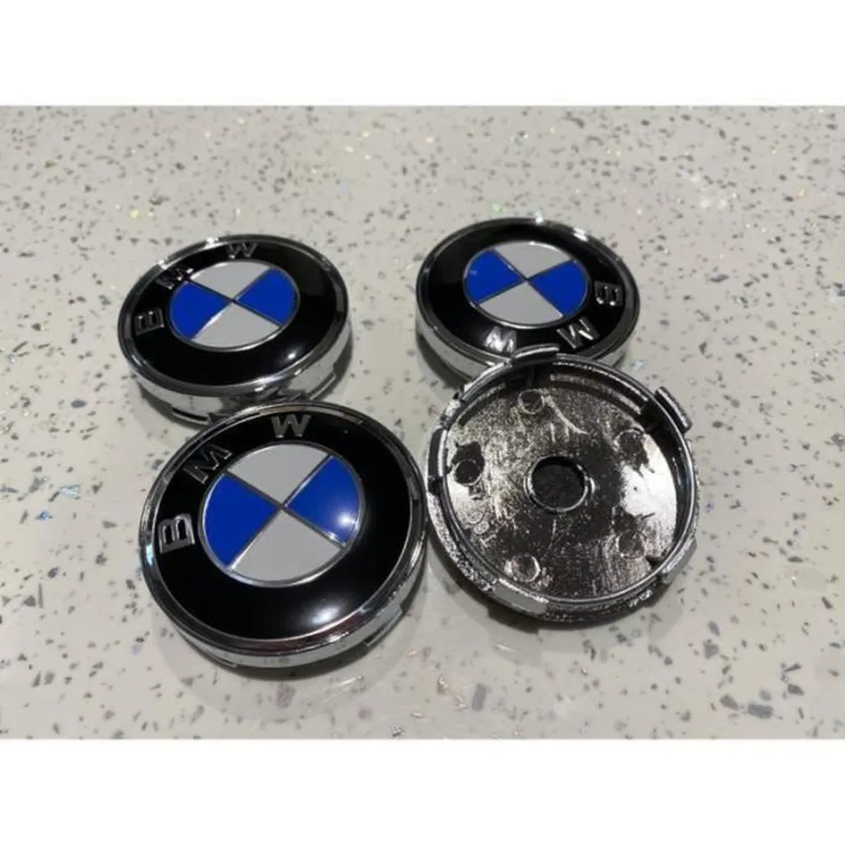 Set 4 Capace jante aliaj BMW 60mm albastru [3]