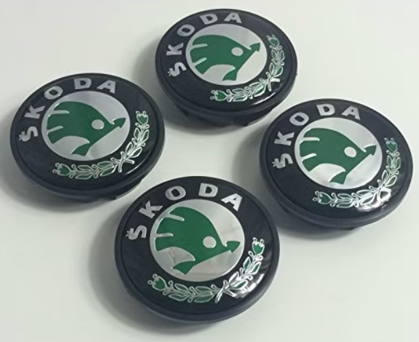 Set 4 Capace jante aliaj Skoda 65mm 3B7601171 [4]