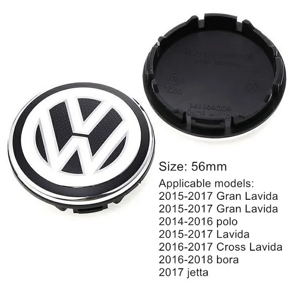 Set 4 Capace jante aliaj Volkswagen VW 56mm [5]