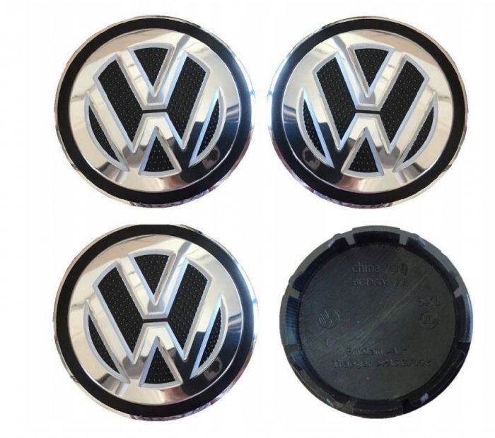 Set 4 Capace jante aliaj Volkswagen VW 56mm [2]