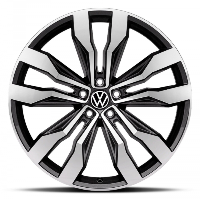 Set 4 capace jante aliaj plutitoare Volkswagen – Floating Center Caps 65mm, 5H0601171 [10]
