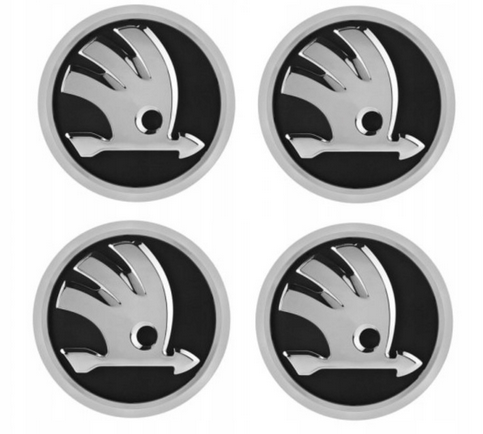 Set 4 capace jante aliaj Skoda 75mm pentru jante originale Mercedes A1714000025 [1]