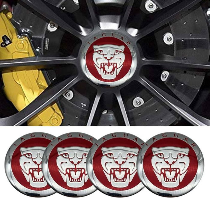 set 4 Capace jante aliaj Jaguar 59mm [6]