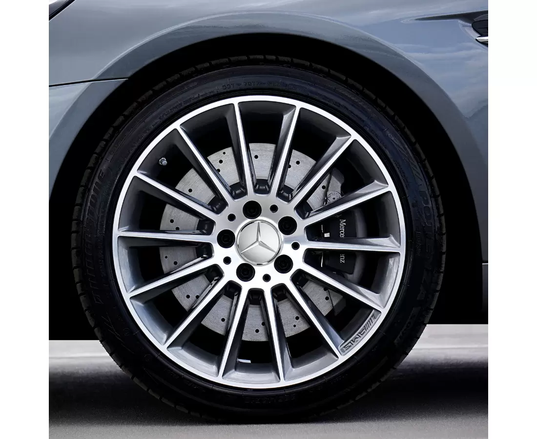 set 4 Capace jante aliaj Mercedes Benz 75mm (inel prindere) [8]