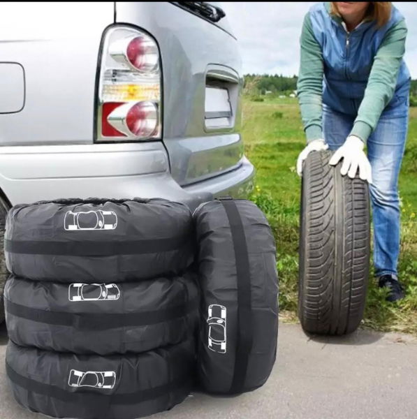 Set 4 huse pentru depozitare si protectie anvelope cu sau fara jante [17]