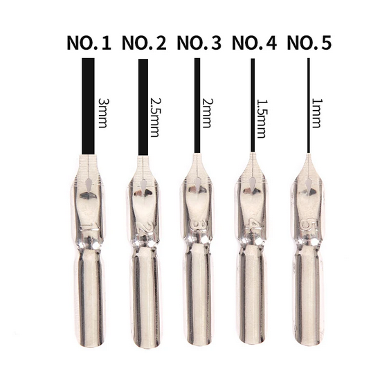 Set simplu pana naturala cu 5 capete penite [9]