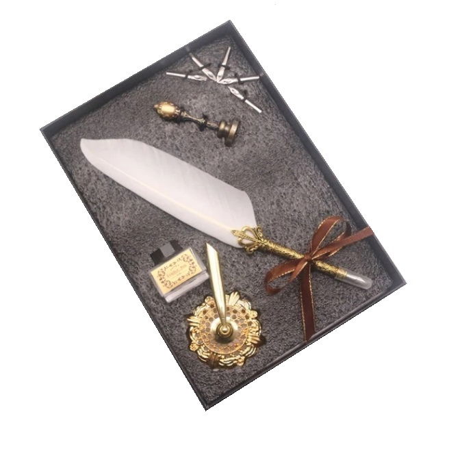 Set stilou + stampila (5penite) [1]