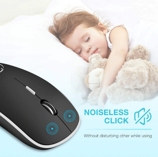 Mouse Wireless, 2.4Ghz USB, Wireless, negru [2]