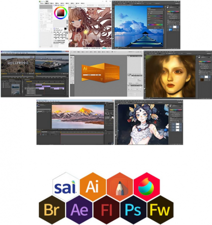 10moons G10 Tabletă cu stilou de 10 * 6 inci cu 12 taste Express și 10 taste media Tabletă grafică pentru desen cu 8192 de niveluri Stilo pasiv acceptat Android [4]