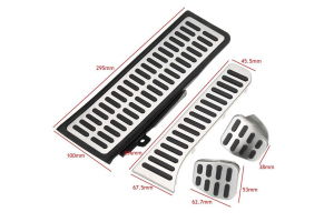 Accesorii interior auto - Set 4 pedale din otel pentru Volkswagen Golf /Jetta /Vento, volan dreapta