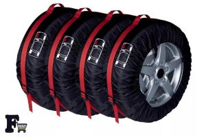 Accesorii Exterior Auto - Set 4 huse pentru depozitare si protectie anvelope cu sau fara jante