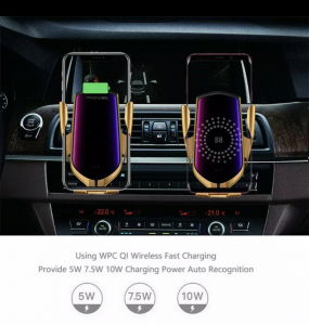 Suport telefon auto cu incarcare wireless [4]