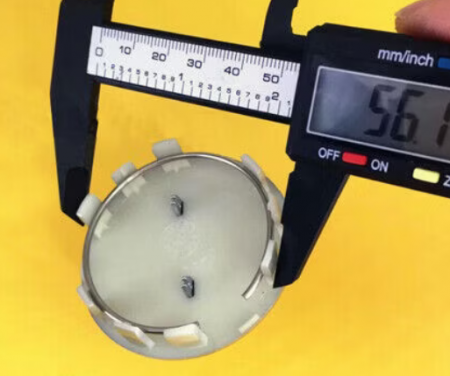 Set 4 capace jante aliaj roti Opel gri/silver 59mm [4]