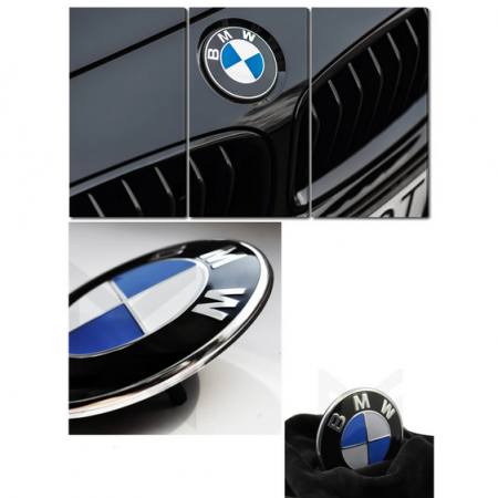 Emblema BMW capota sau portbagaj 82mm sau 74mm (51 14-8132375) [2]